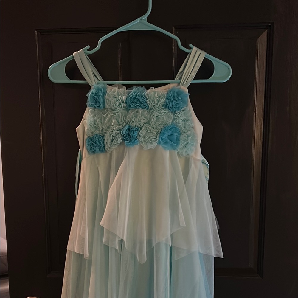 Elegant Tiered Tulle Kids Dress